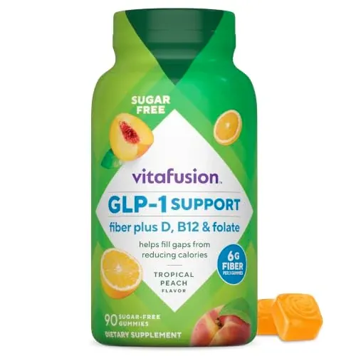 Vitafusion GLP1 Fiber Plus Gummy 90 Sugar Free Gummies