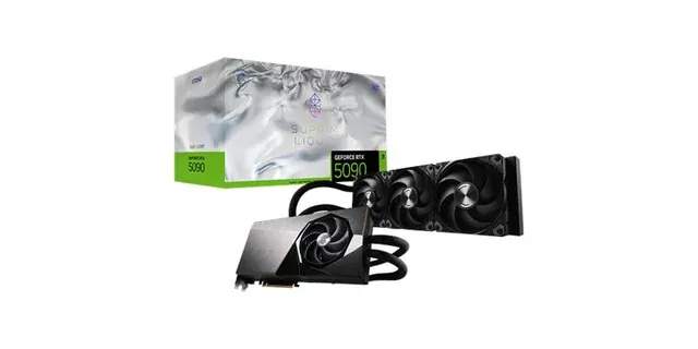 MSI GeForce RTX 5090 32G SUPRIM LIQUID SOC [Factory Reconditioned]