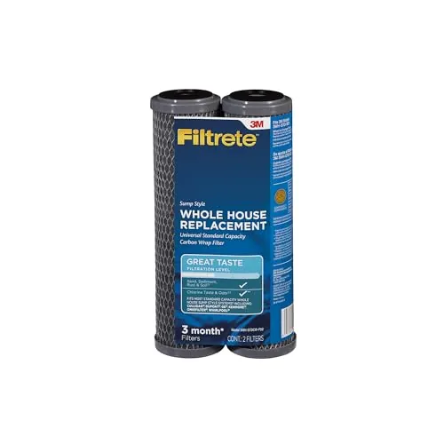 Filtrete Whole House Water Filter Replacement 3WH-STDCW-F02, 2-Pack