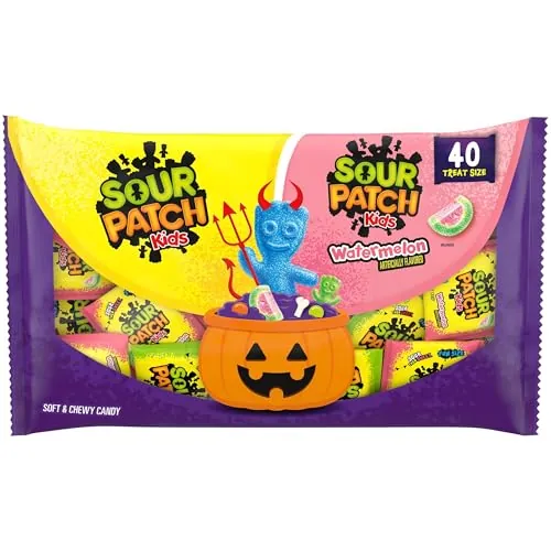 Sour Patch Kids 40-Count Halloween Candy Variety Pack