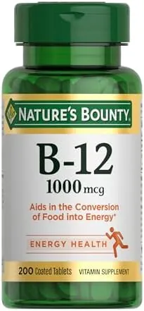Select Accounts: 200-Ct Nature's Bounty B12 Vitamin Tablets (1000mcg)
