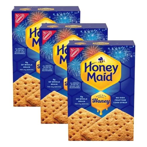 Honey Maid Honey Graham Crackers 14.4oz Box 3-Pack