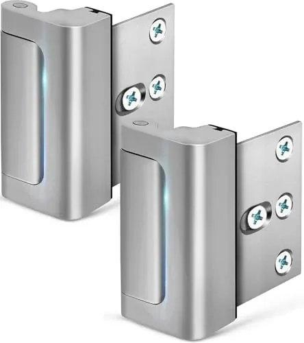 EverPlus 2-Pack 3" Home Security Reinforcement Door Lock