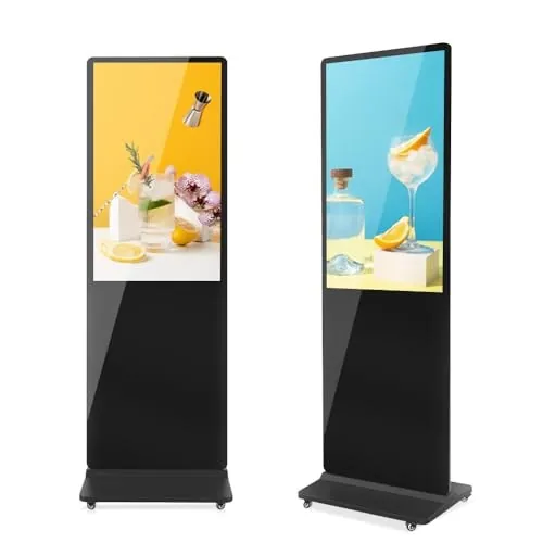 Qixzocv 43" Floor Standing Digital Signage Kiosk