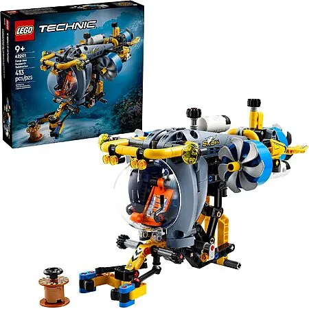 413-Pc LEGO Technic Deep-Sea Research Submarine Building Set