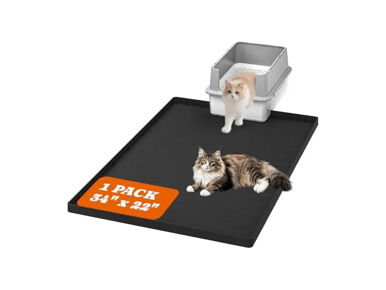 Pawtners XL Silicone Cat Litter Trapping Mat 34" x 22"