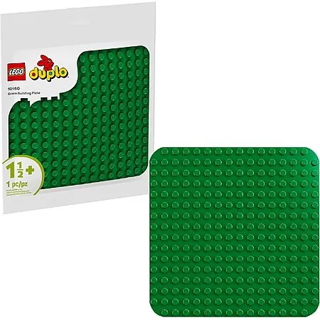 1-Pc LEGO 9"x9" Duplo Green Building Plate