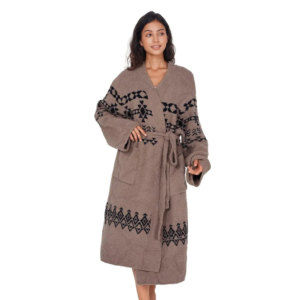 Women's Plush Robe with Pockets