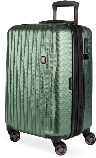 SWISSGEAR Energie Hardside Carry On Spinner Wheels Suitcase - Green