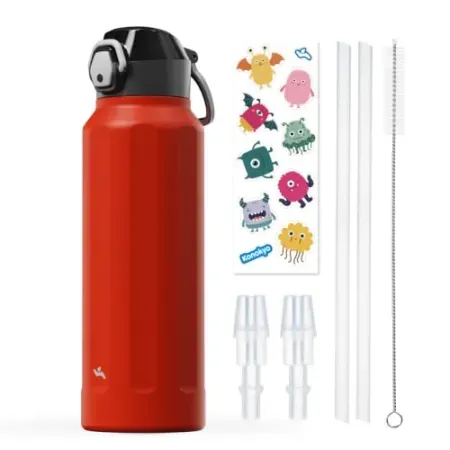 Konokyo FLOWPLAY 40oz Push-Button Insulated Water Bottle