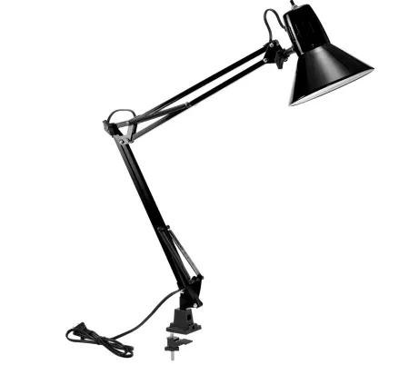 Bostitch Office Swing Arm Desk Lamp w/ Clamp Mount, 36" Reach