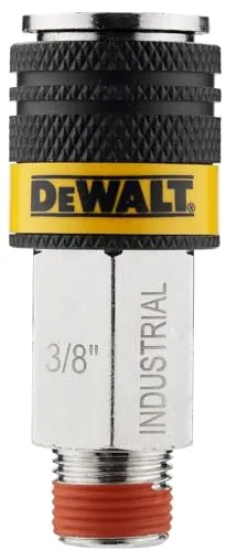 DEWALT 3/8-Inch Body Industrial Air Coupler with 3/8-Inch MNPT
