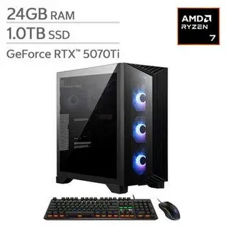 MSI Desktop: RTX 5070TI + Ryzen 9700X + 24GB RAM