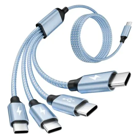 MPATIBY 5' USB-C to 4x USB-C Multi Charging Cable