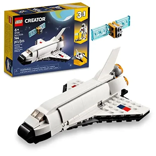 LEGO Creator 3 in 1 Space Shuttle Building Kit 144-pc