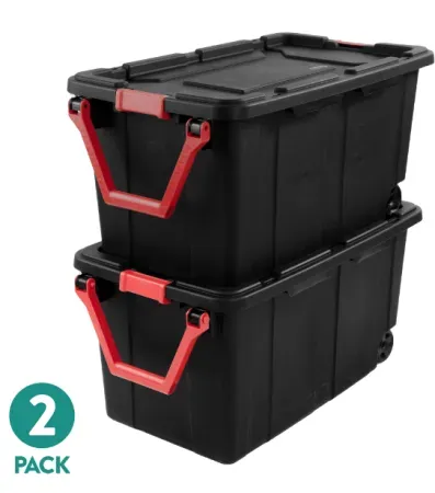 2-Pack Sterilite 160 Qt. Wheeled Storage Boxes