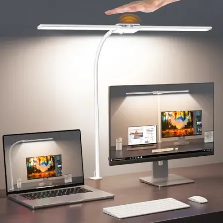Syrinx LED Double Head Gooseneck Desk Lamp