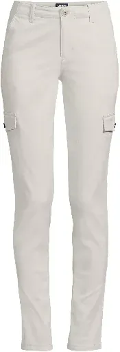Women’s Mid Rise Slim Cargo Chino Pants