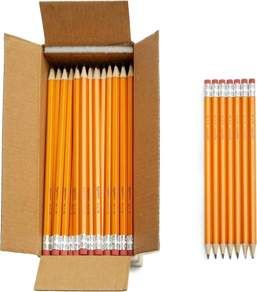Amazon Basics 150-Count Wood-Cased #2 Pencils