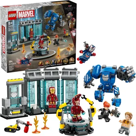 LEGO Marvel Iron Man’s Laboratory: Hall of Armor Building Toy