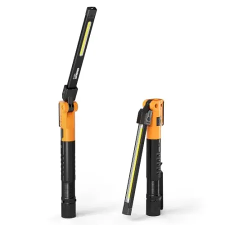 Yzoni W6 3-Light Rechargeable Magnetic Folding Pocket Work Light