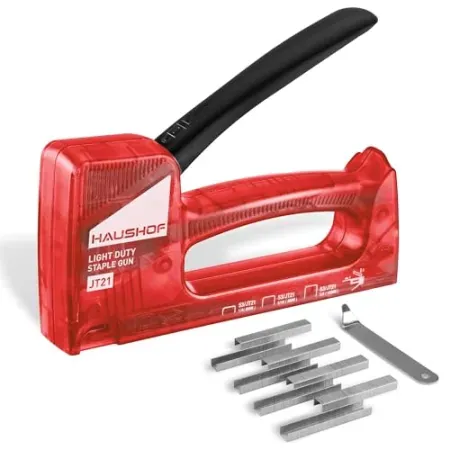 HAUSHOF Light Duty Staple Gun w/ 800 Staples
