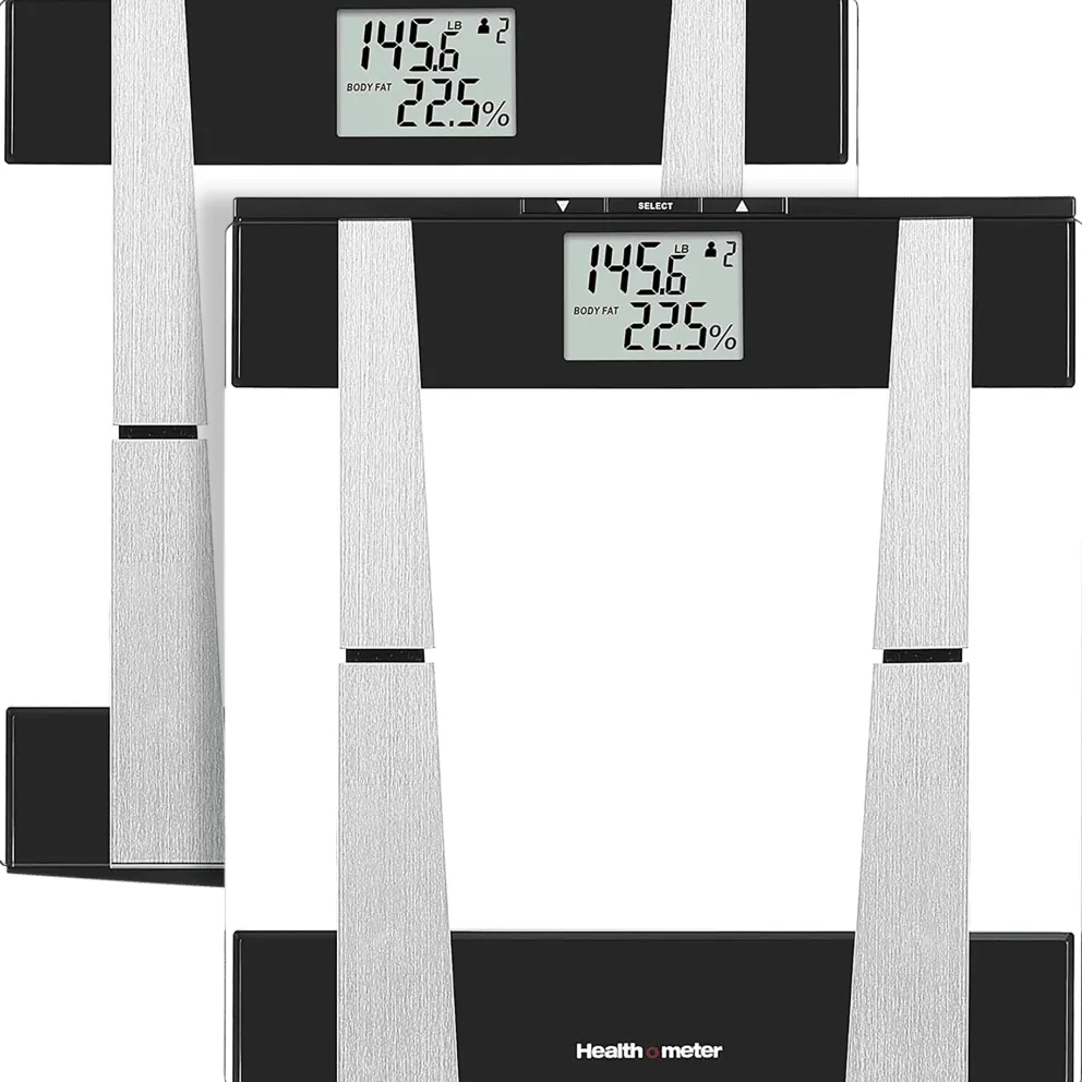 Health-o-Meter Digital Glass Body Composition Weight Tracking Scale 2-Pack