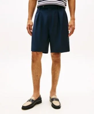 Tommy Hilfiger Men's 10" Summer Wool Regular-Fit Dress Shorts