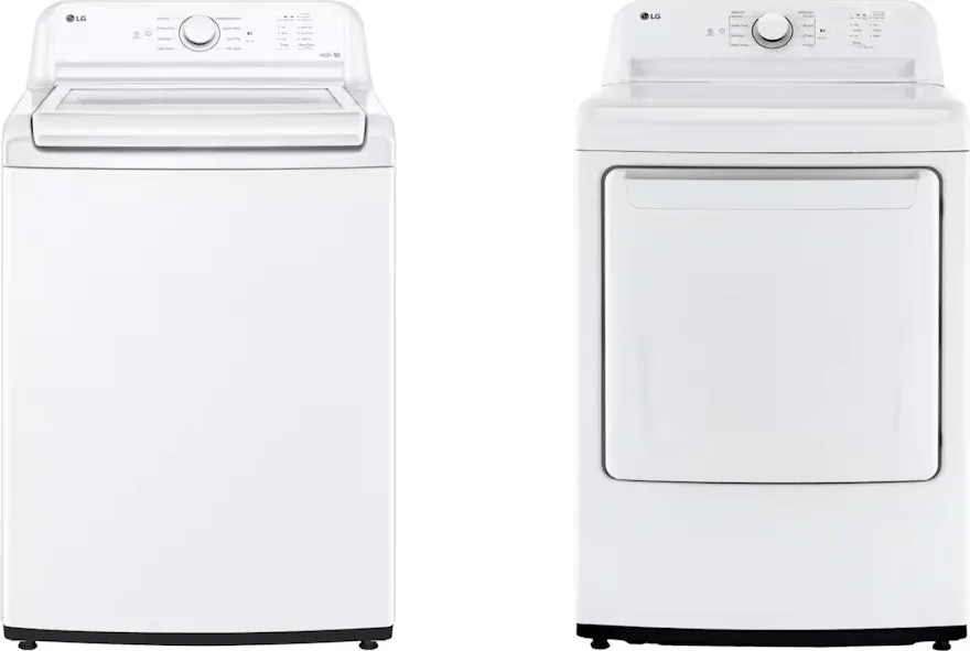 LG 4.1 Cu. Ft. Top Load Washer & 7.3 Cu. Ft. Electric Dryer Laundry Set