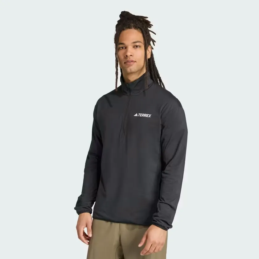 adidas Men's Terrex Multi Climawarm Half-Zip Tech Fleece Jacket
