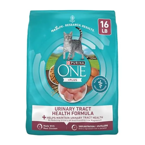 Purina ONE High Protein Urinary Tract Health Dry Cat Food, 16 lb Bag