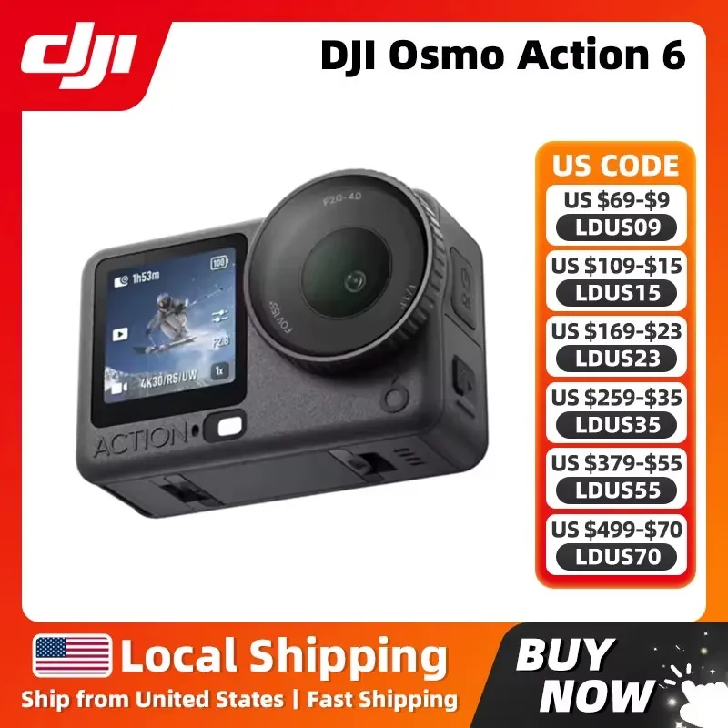 DJI Osmo Action 6 Action Camera w/ 50GB Storage