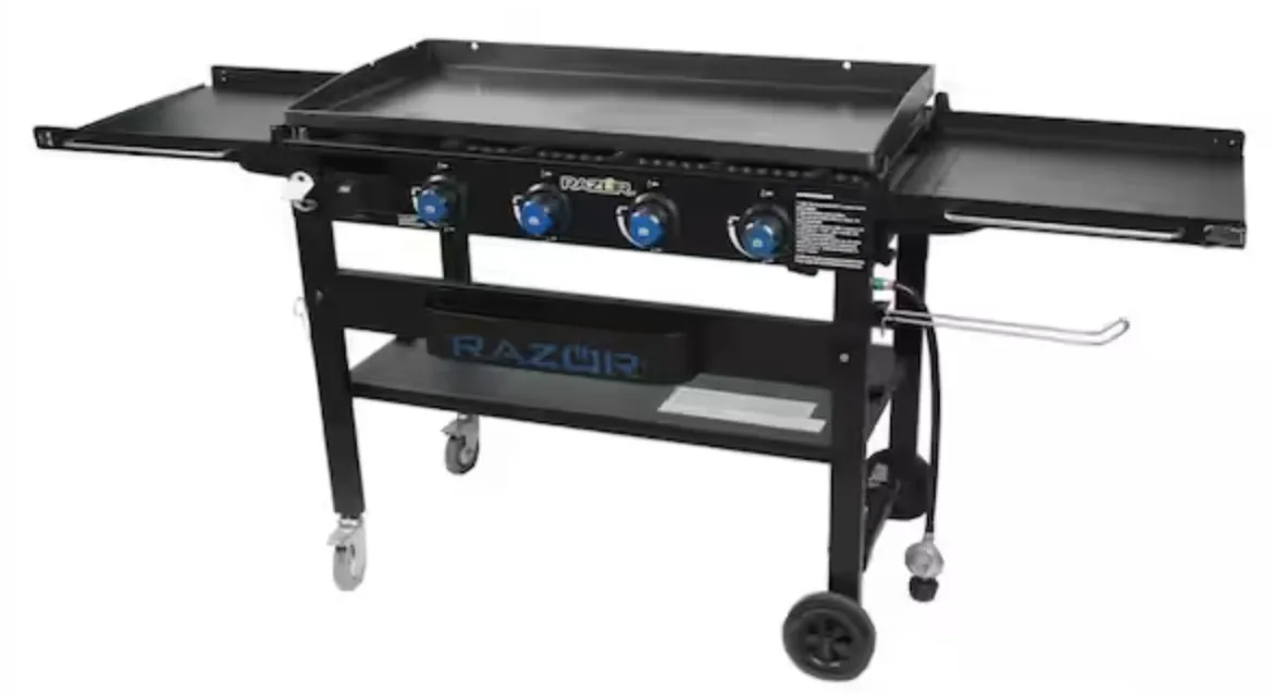Razor 37in 4-Burner Propane Gas Griddle Flat Top Grill
