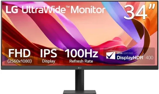 LG 34" UltraWide IPS FHD 100Hz Monitor