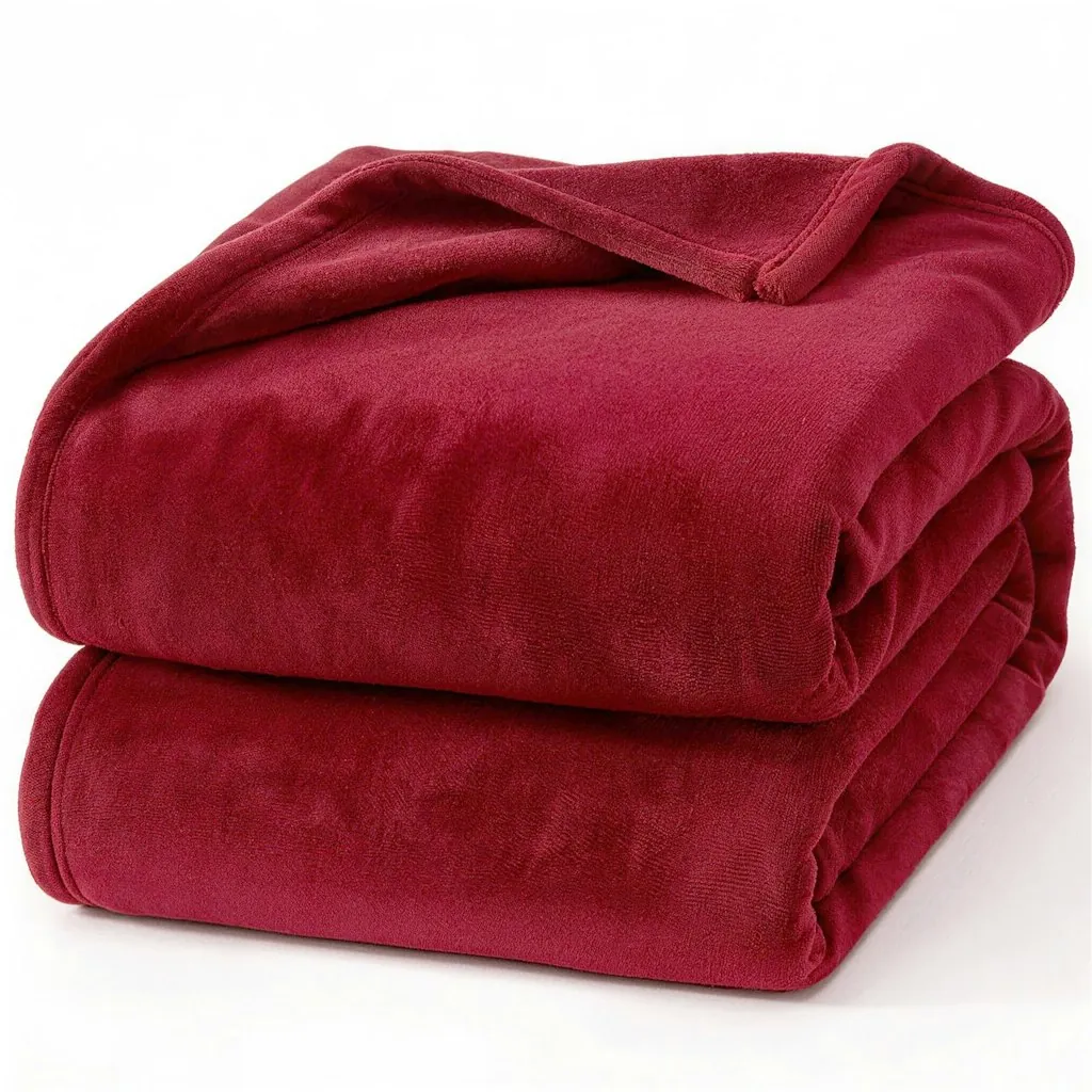 Hansleep Throw XL Red Fleece Blanket