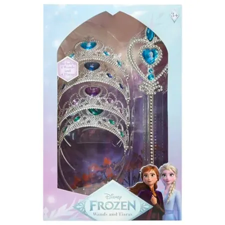 LUV HER Frozen-Themed Princess Crown & Wand Set