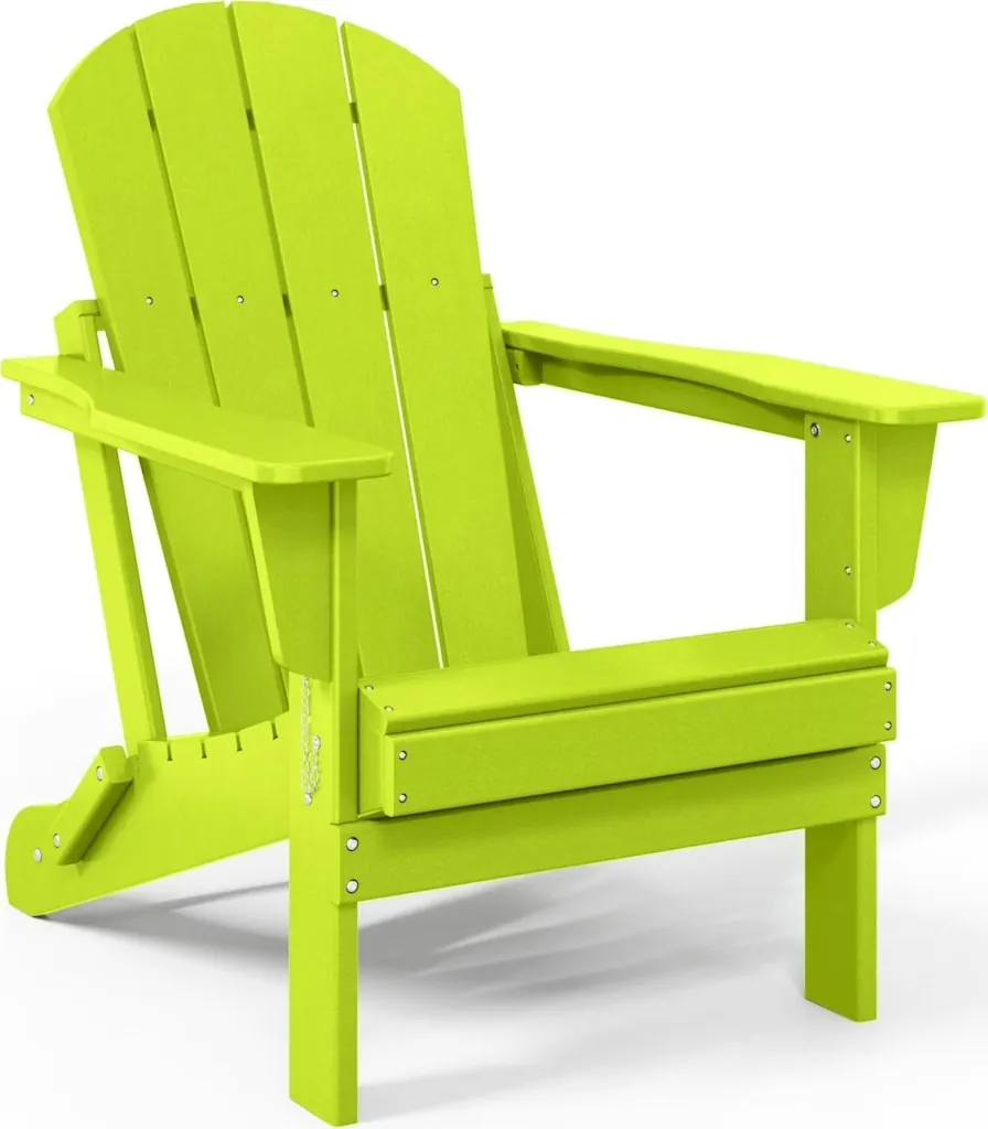 WestinTrends Malibu Folding Adirondack Deck Chair