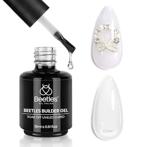 Beetles 8-in-1 Clear Builder Gel for Nails
