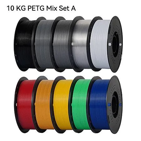 10-Pk 1KG KINGROON 1.75mm PETG 3D Printer Filament (Various)