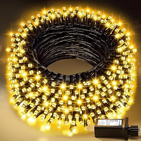 100' Nisocy Outdoor Waterproof LED String Lights w/ 8-Modes (Various)