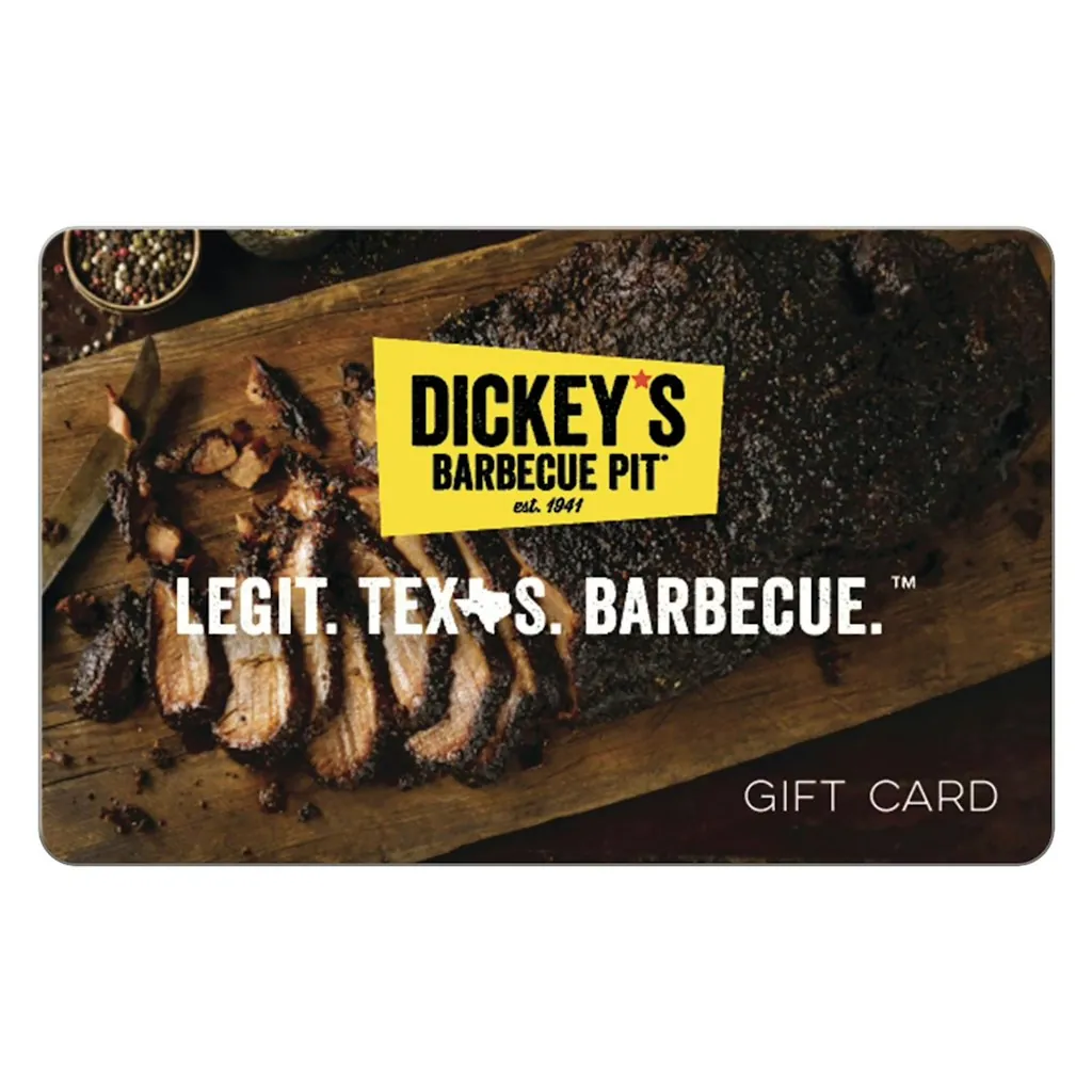 3 Dickey's $25 Gift Cards ($75 Value)