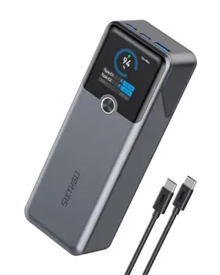 SIXTHGU 200W / 20,000mAh 3-Port Portable Charger