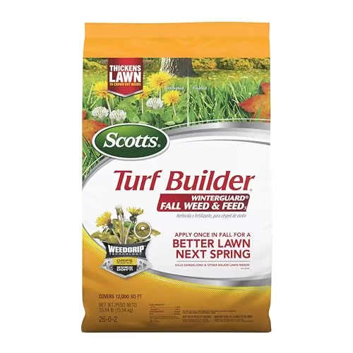 Scotts Turf Builder WinterGuard Fall Weed & Feed, 33.84 lbs.