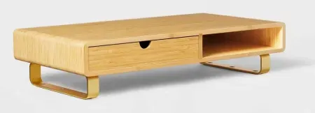 Threshold Monitor Riser w/ USB & Wireless Charging