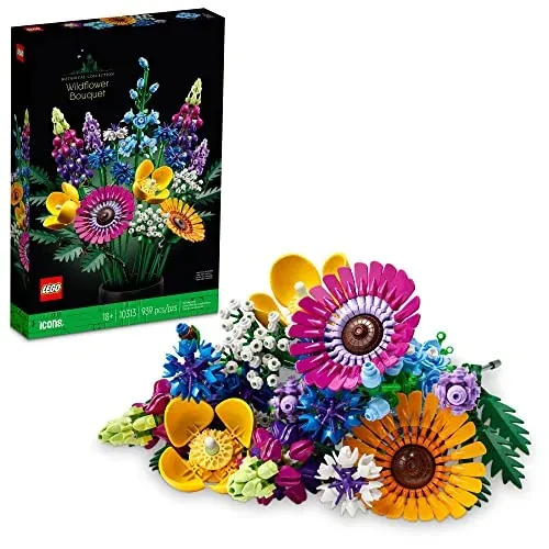LEGO Icons Botanicals Wildflower Bouquet 939-Piece Set