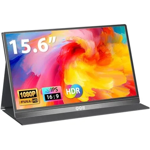 QQH Portable Monitor 15.6" FHD IPS 1080P