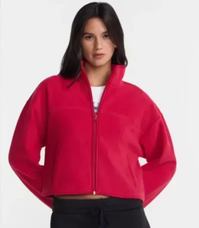 No Boundaries Women's Polar Fleece Zip Up Jacket