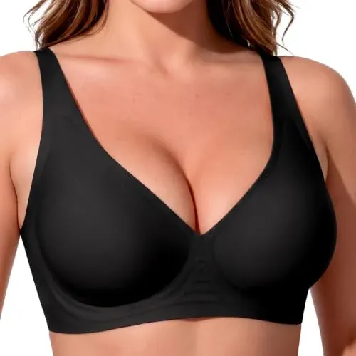 Wireless Supportive Jelly Bras Push Up No Underwire