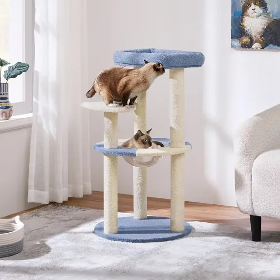 Yaheetech 35.5" Tall Ocean Cat Tree Tower