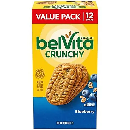 Select Accounts: 12-Pk 1.76-Oz Belvita Breakfast Biscuits (Blueberry)